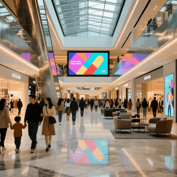 Iluminação de shopping